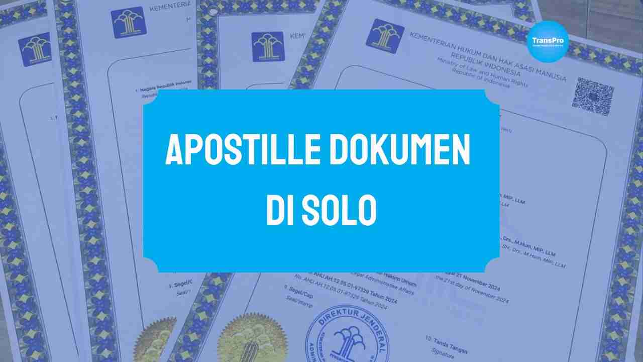 Apostille Dokumen di Solo