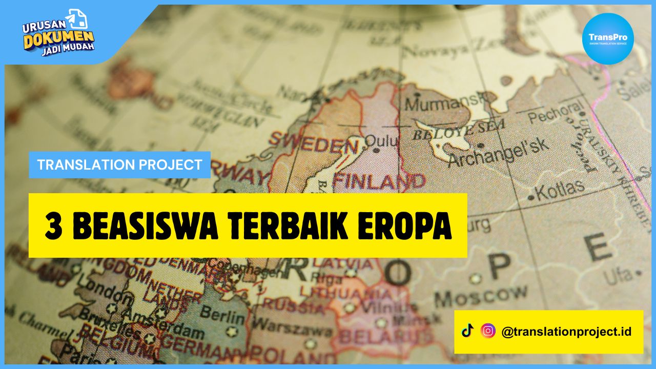 3 Beasiswa Terbaik Eropa