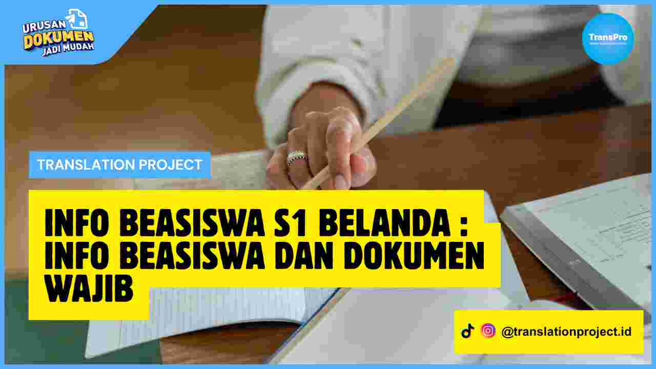 Info Beasiswa S1 Belanda