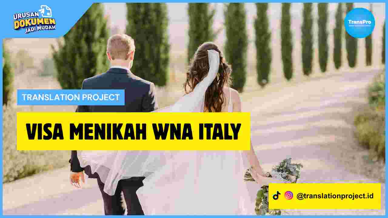 Visa Menikah WNA Italy