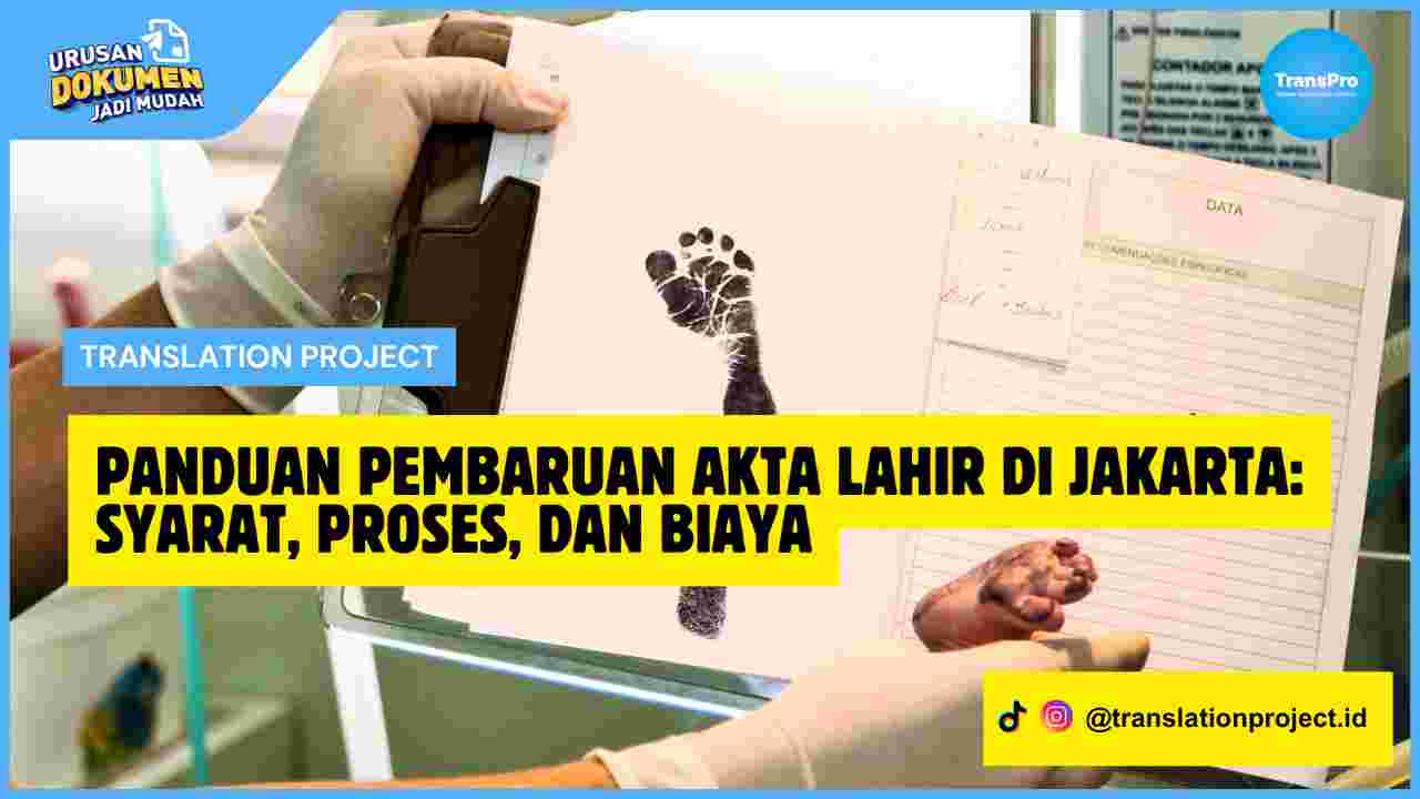 Panduan Pembaruan Akta Lahir