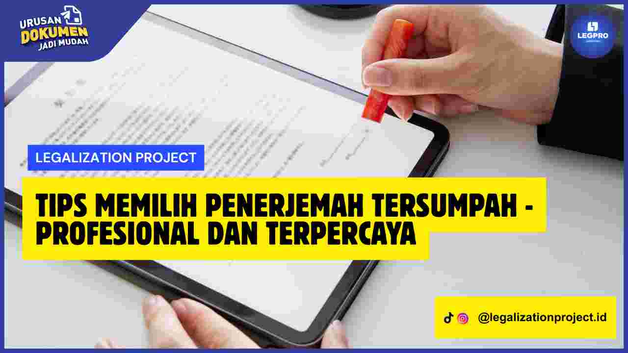 Dokumen Wajib Penerjemah Tersumpah
