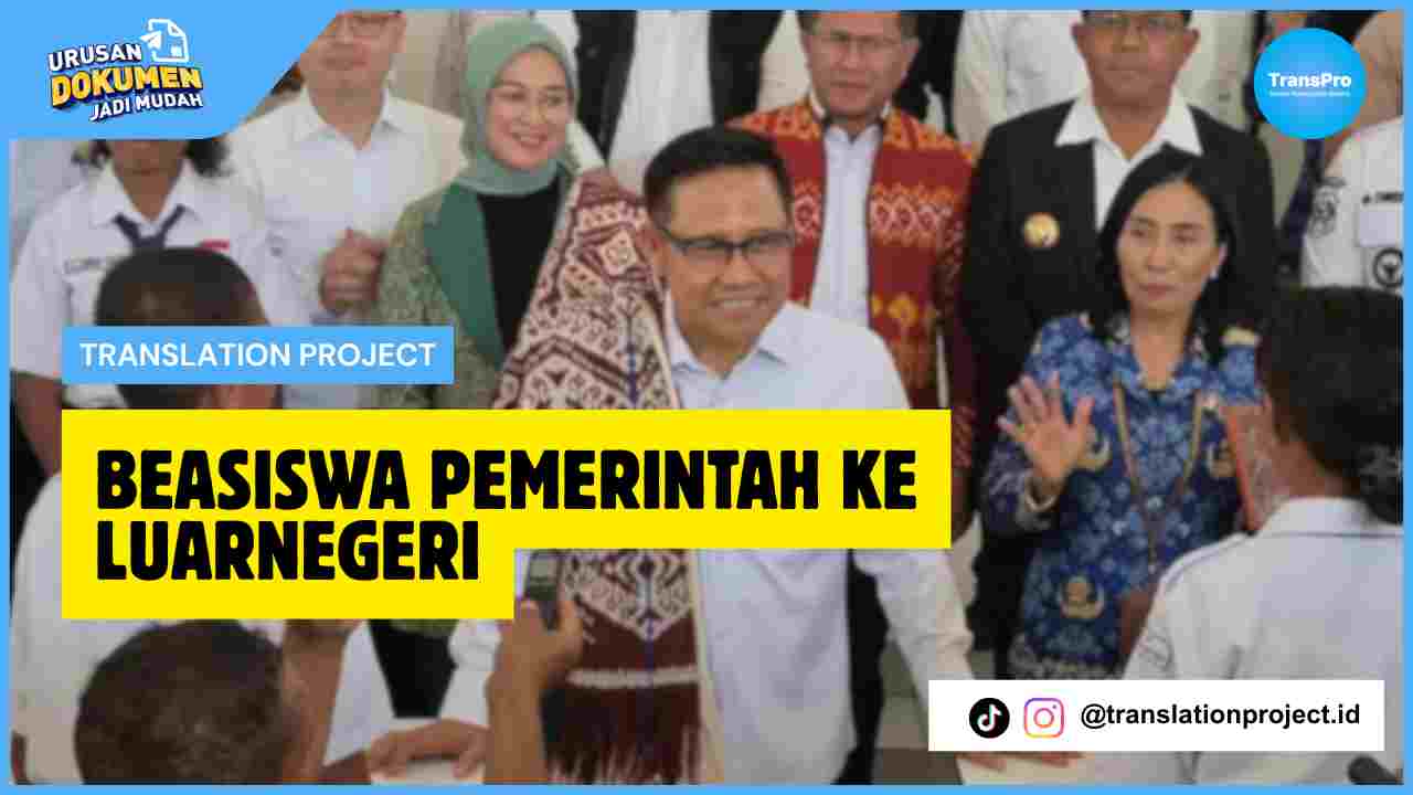 Beasiswa Pemerintah ke LuarNegeri