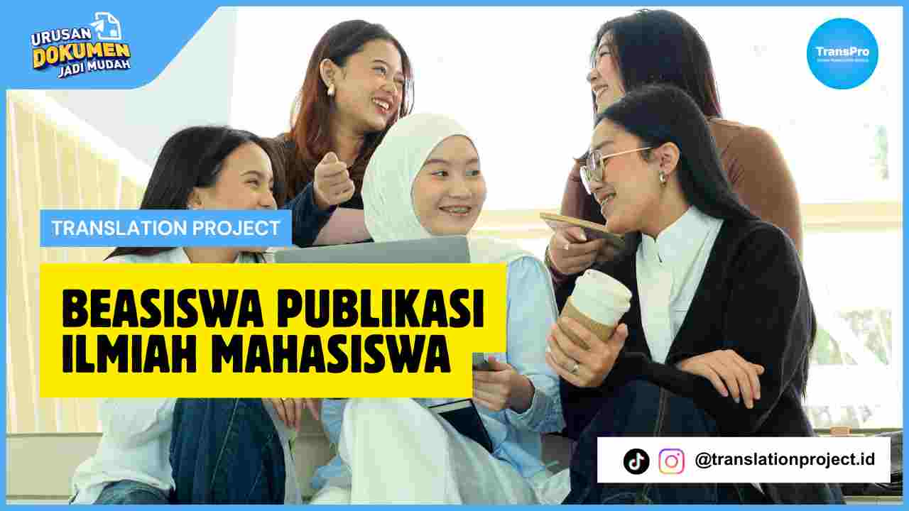Beasiswa Publikasi Ilmiah Mahasiswa