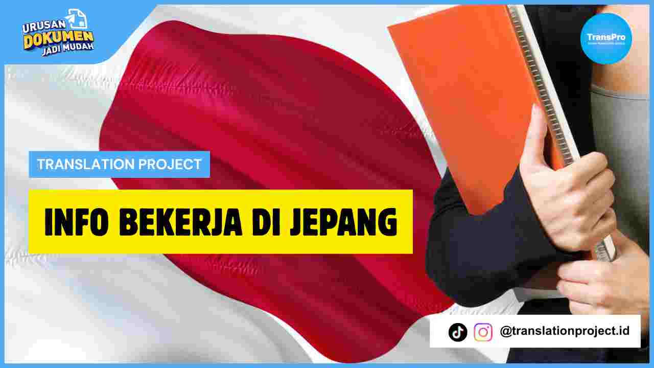 Info Bekerja di Jepang