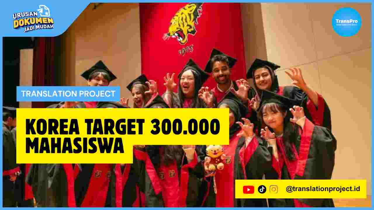 Korea Target 300.000 Mahasiswa