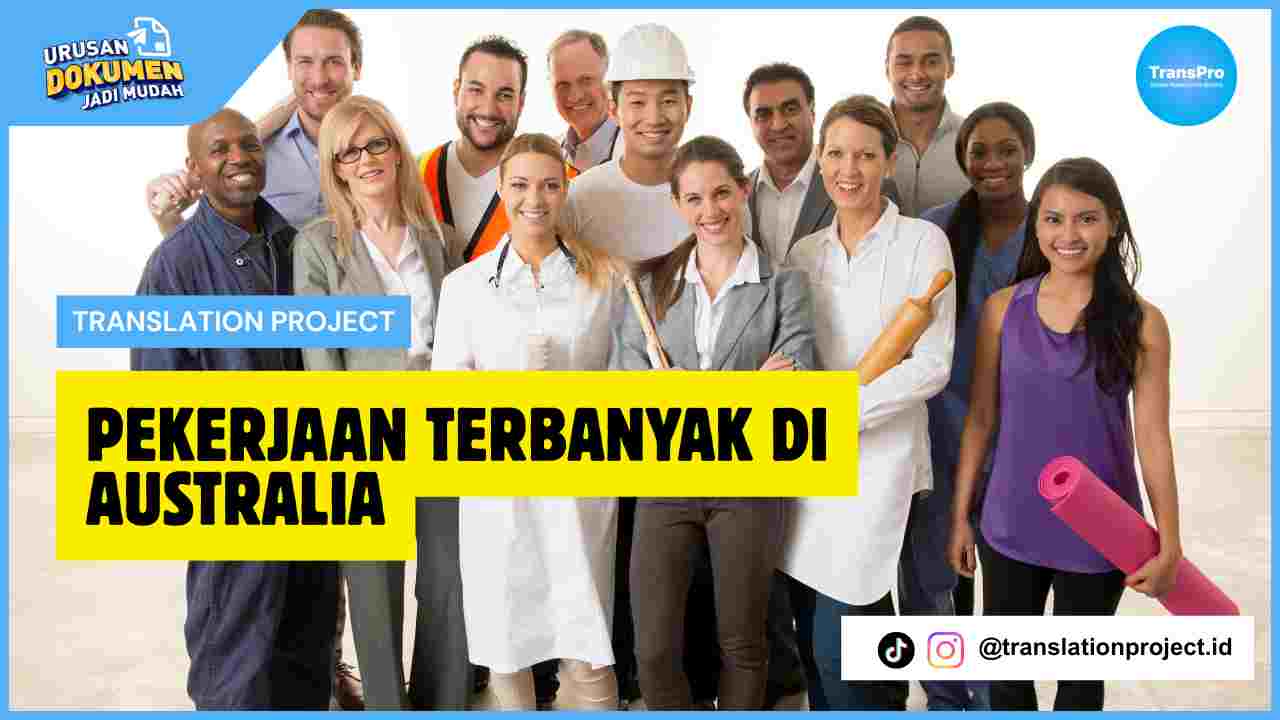 Pekerjaan Terbanyak di Australia