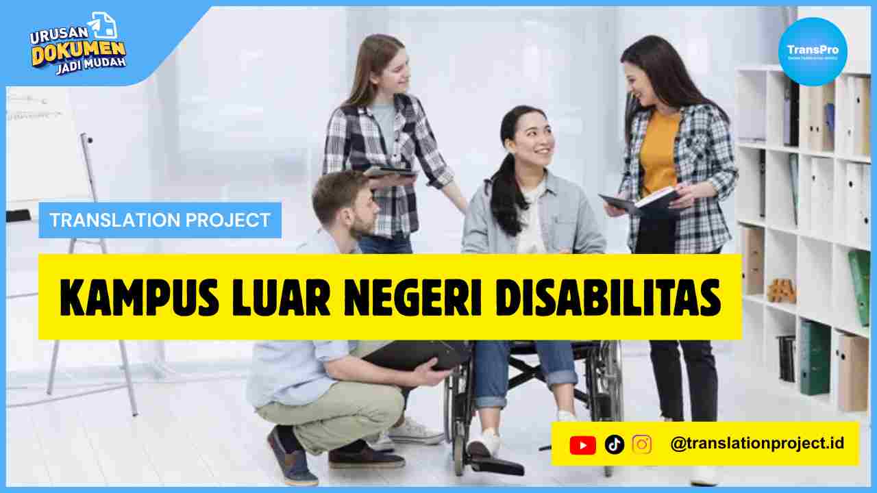 Kampus Luar Negeri Disabilitas