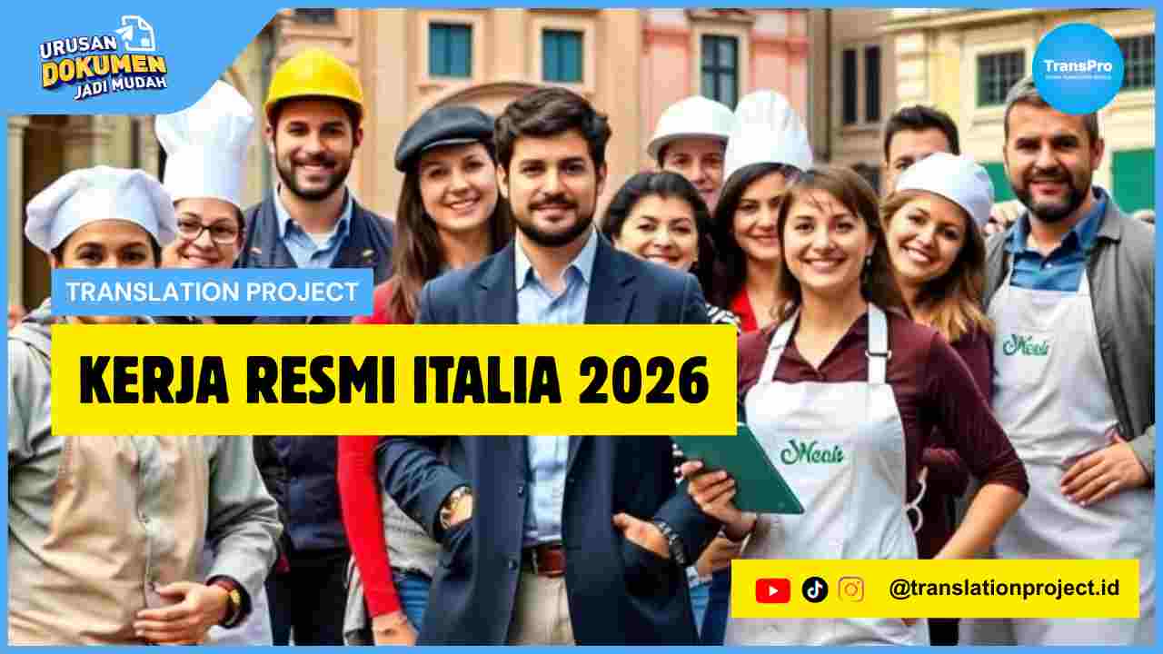 Kerja Resmi Italia 2026