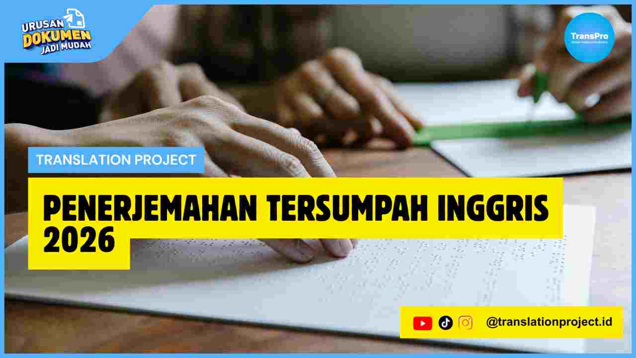 Penerjemahan Tersumpah Inggris 2026
