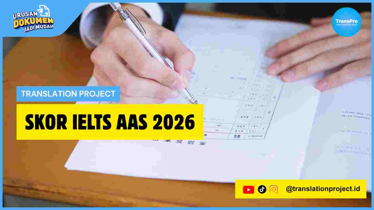 Skor IELTS AAS 2026