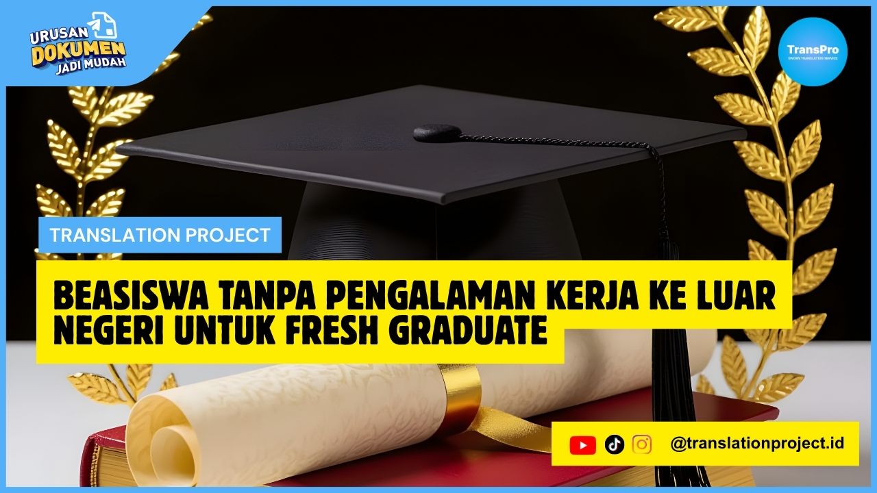 Beasiswa Tanpa Pengalaman Kerja