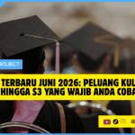 Beasiswa Terbaru Juni 2026 Peluang Kuliah Gratis S1 hingga S3 yang Wajib Anda Coba