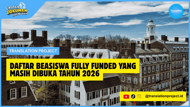 Daftar Beasiswa Fully Funded yang Masih Dibuka Tahun 2026