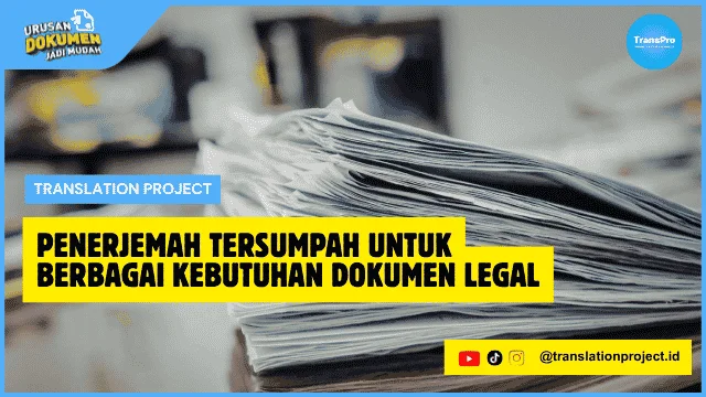 Penerjemah Tersumpah Resmi